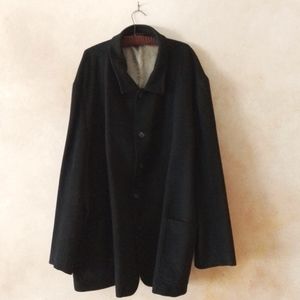 Mens b1ig and tall cashmere 0vercoat